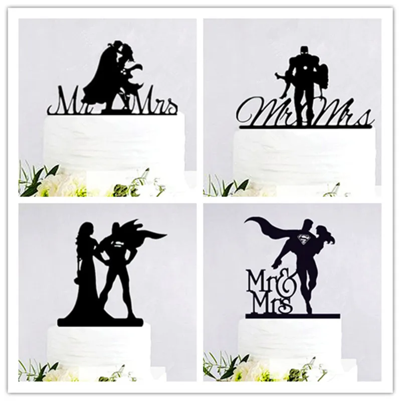 Mixed Style man and woman Wedding Cake Topper Engagement/ Anniversary Cake Topper for wedding Cake Decorating