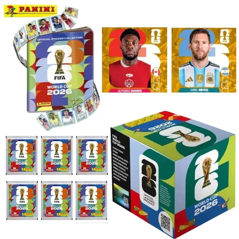 2026 Panini World Cup Sticker Pack Panini Soccer Card Panini Cards Soccer Memorabilia Collection Panini Football Cards Gift.