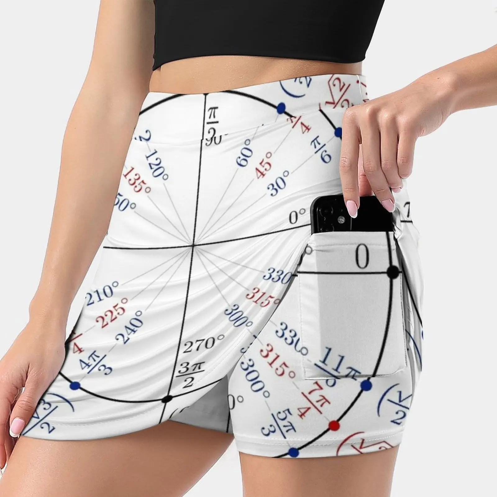 Unit Circle Korean Fashion Skirt Summer Skirts For Women Light Proof Trouser Skirt Unit Circle Unit Circle Pre Calc Pre