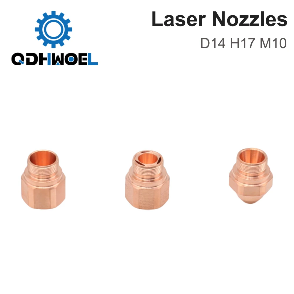 Laser Nozzle  Caliber 1.0-4.0mm Thread M10 Single Double Layer Cutting Nozzles For BT Fiber Laser Head