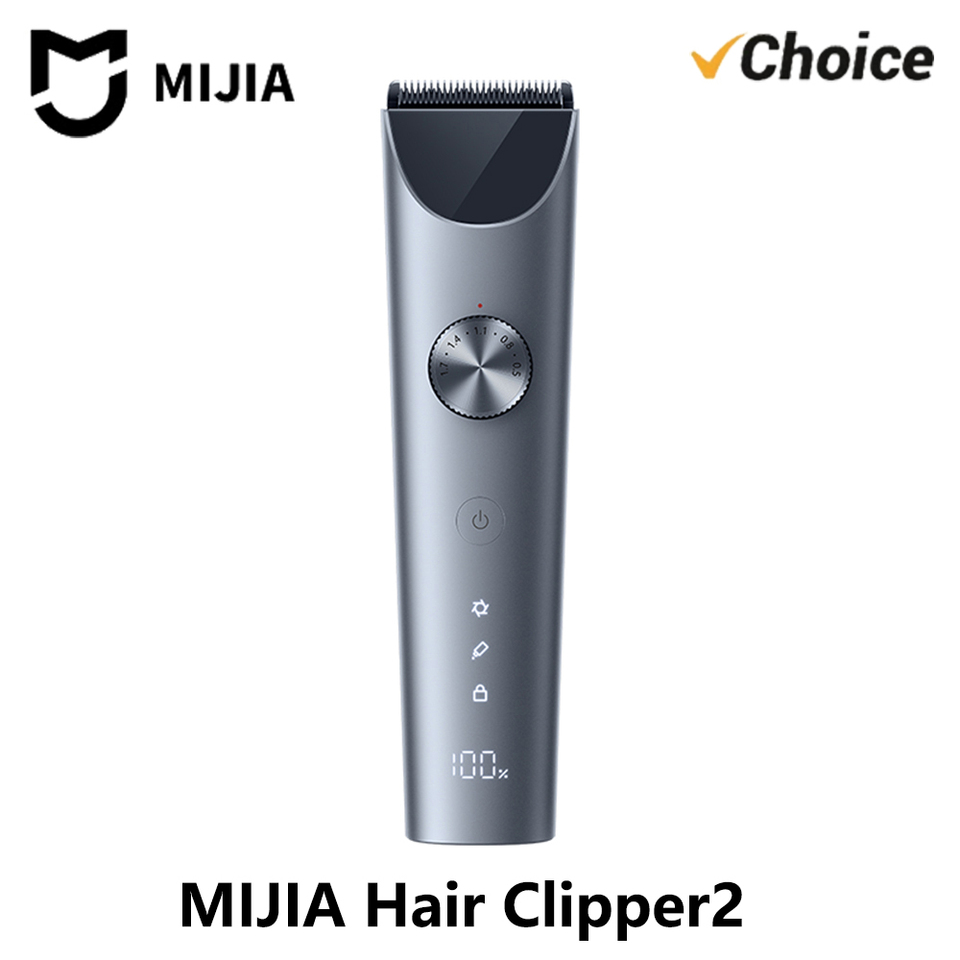  NEW MIJIA Hair Clipper 2 Cutting Machine Trimmer Professional Clippers Titanium Alloy Blade Rechargeable Barber Shaver Cutter 