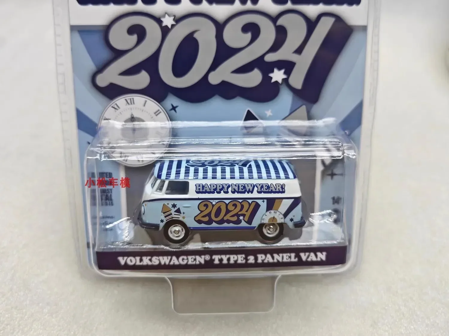 1:64 2024 Volkswagen Type 2 Panel VAN Diecast Metal Alloy Model Car Toys For Gift Collection