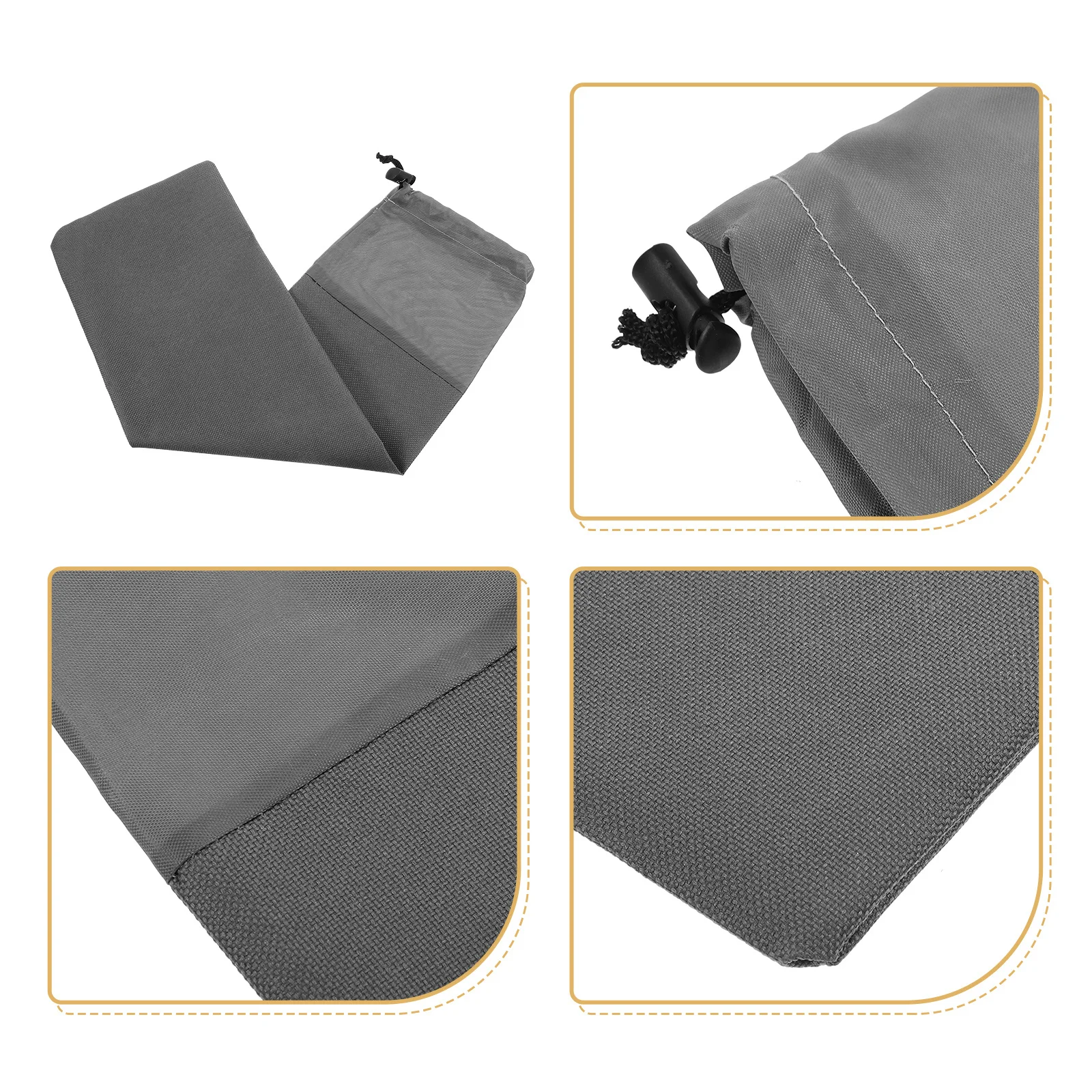 

2Pcs Durable Camping Tent Pegs Pouches 600d Oxford Cloth Multipurpose Tool Bags for Hiking Travel Fishing Climbing Activities