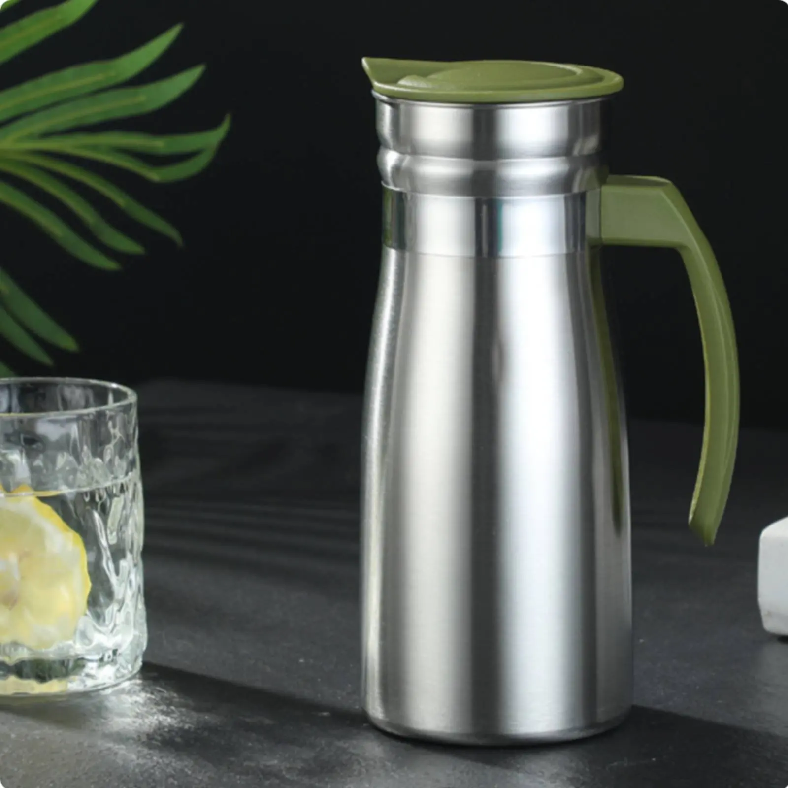 European Design Thermal Kettle Rust Resistant Stainless Steel Water Pitcher Insulated Water Carafe Long-Lasting Stainless Steel
