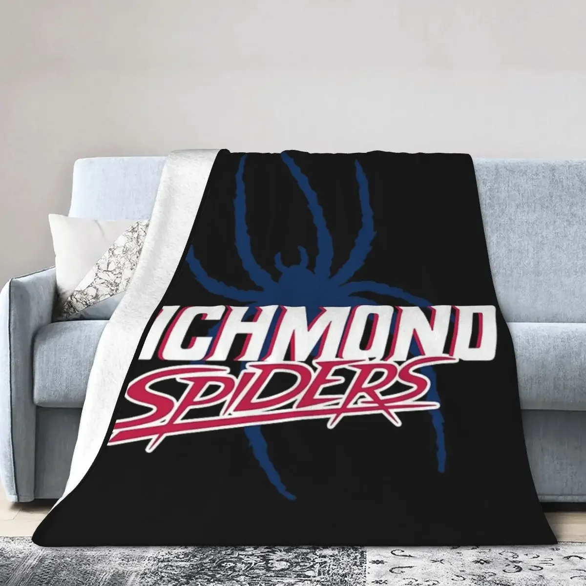 

Flannel Throw Blanket Richmond Spiders Blankets Soft Bedspread Warm Plush Blanket for Bed Living room Picnic Travel Home Couch