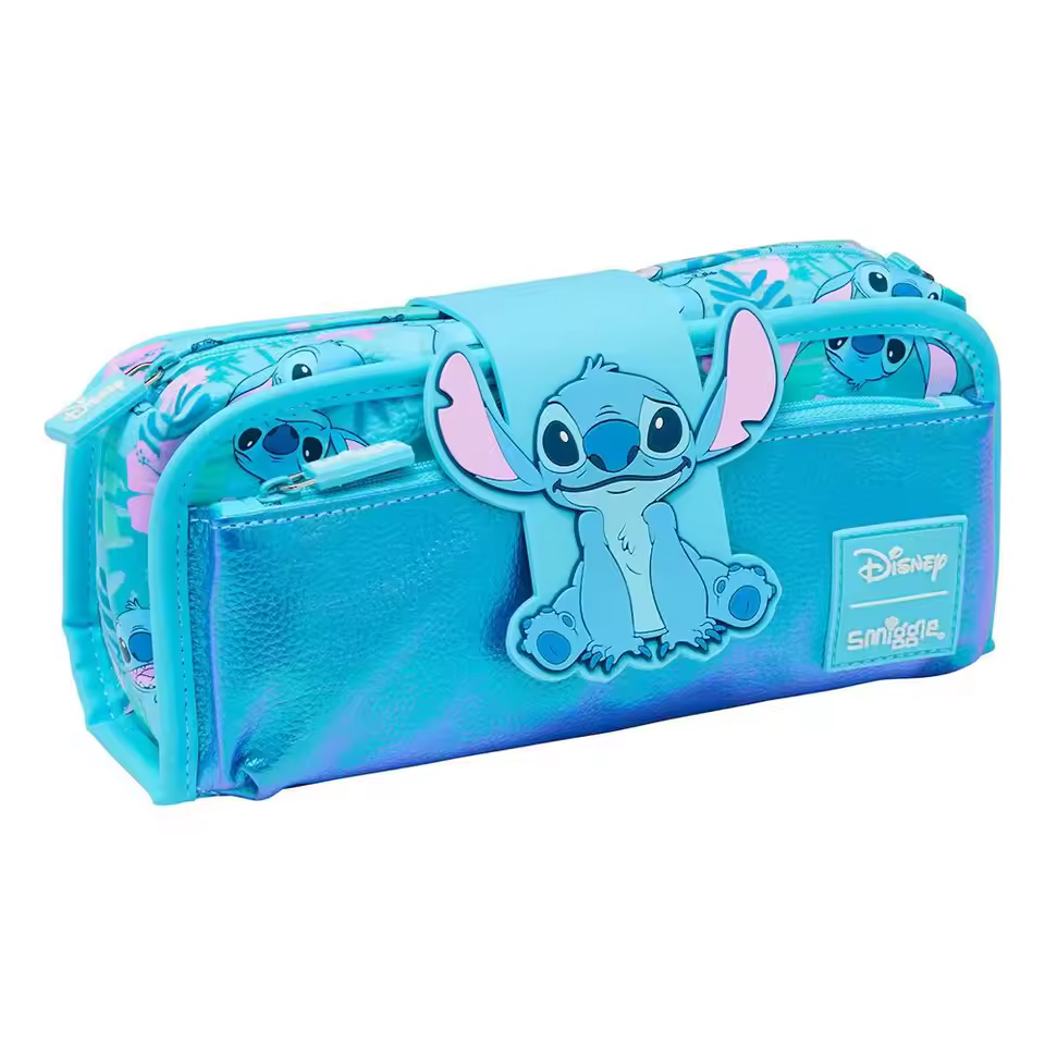 MINISO Smiggle School Bags Stitch Backpack Blue Cartoon Children School Bag Lunch Bag Water Bottle Student Gift - AliExpress 