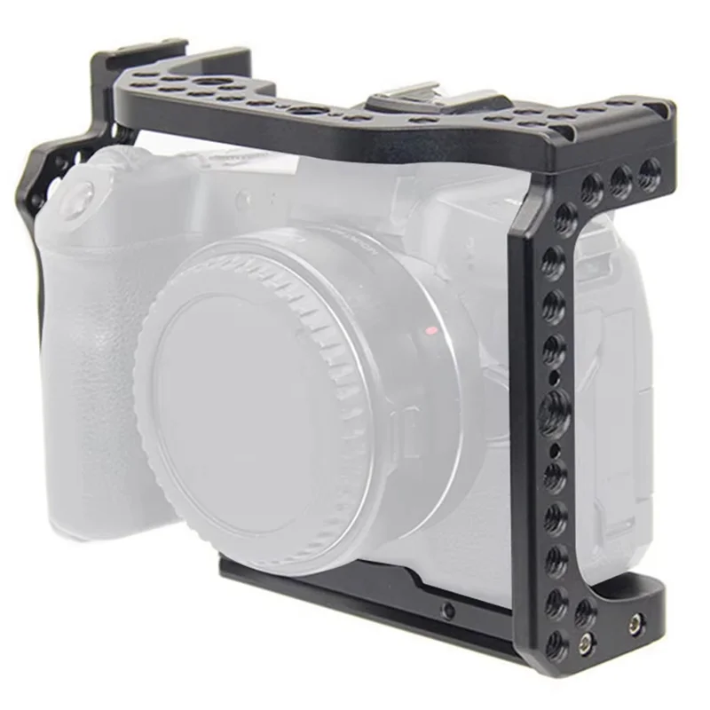 Jaula estabilizadora para cámara Canon EOS R ILDC, forma compatible con placa base Arca Swiss ARRI, plataforma de película de vídeo con montaje en zapata fría
