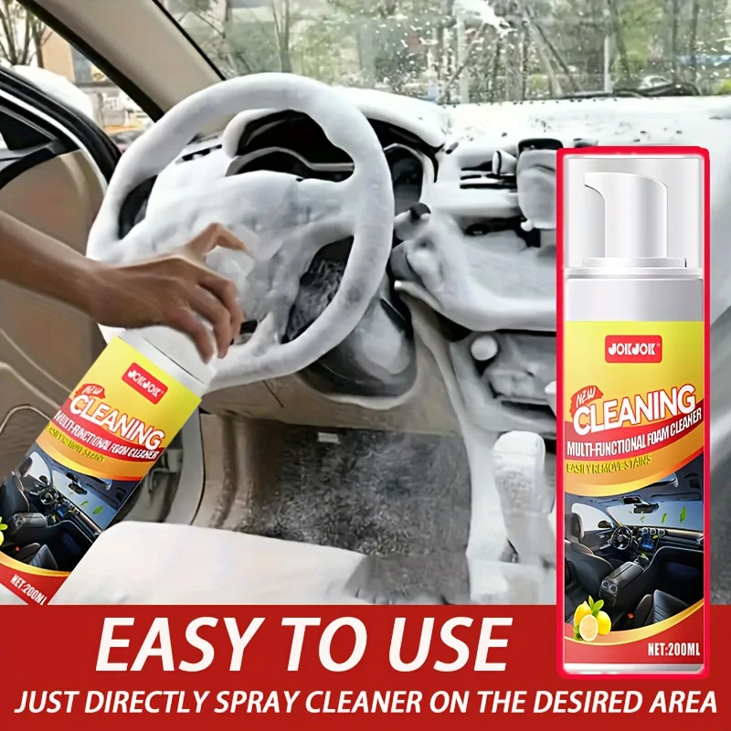 

Профессиональный многоцелевой спрей для освежения пены, аромат лимона 200 мл, пресс-бутылка, использование в салоне автомобиля и на кухне, прочная формула