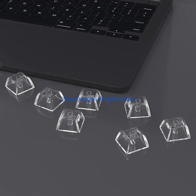 F68C XDA Keycaps Mechanical Keyboard Keycaps PC Material Transparent Keycap 1.75 Keycap