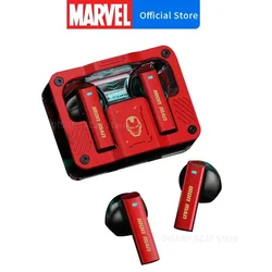 Disney Marvel BTMV29 Iron Man Wireless Bluetooth Earbuds Noise Reduction Sports Gaming Waterproof Earphones with Mic Headset