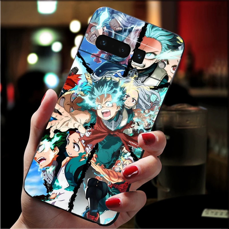 حافظة هاتف Deku Izuku Anime My Hero Academia لهاتف Google Pixel 10 9 Pro XL 9A 8 7 6 Pro Pixel 8A 7A 6A Pixel 8 7 6 5