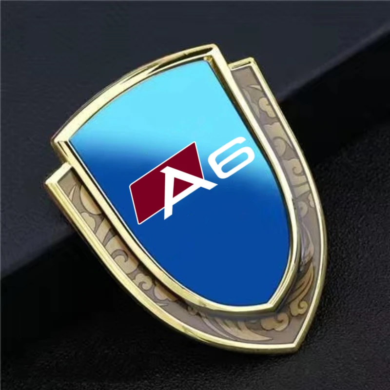 Auto Door Trunk Fender Decoration Shield Protective Sticker for audi sport RS A1 A3 A4 B7 B8 A5 A6 A7 A8 Q3 Q5 Q7 Q8 TT