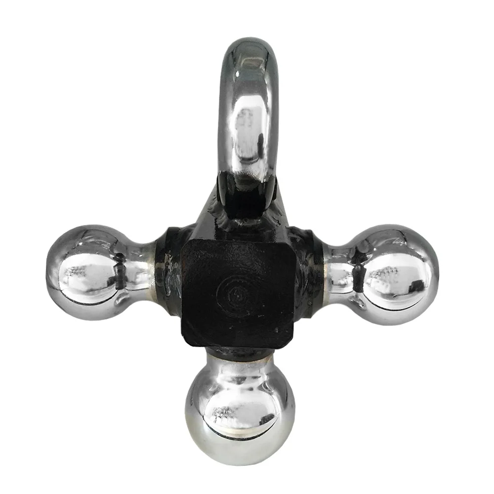 Adjustable Tow Bar Trailer Ball Mount Tongue Hitch Shank Length 1-7/8