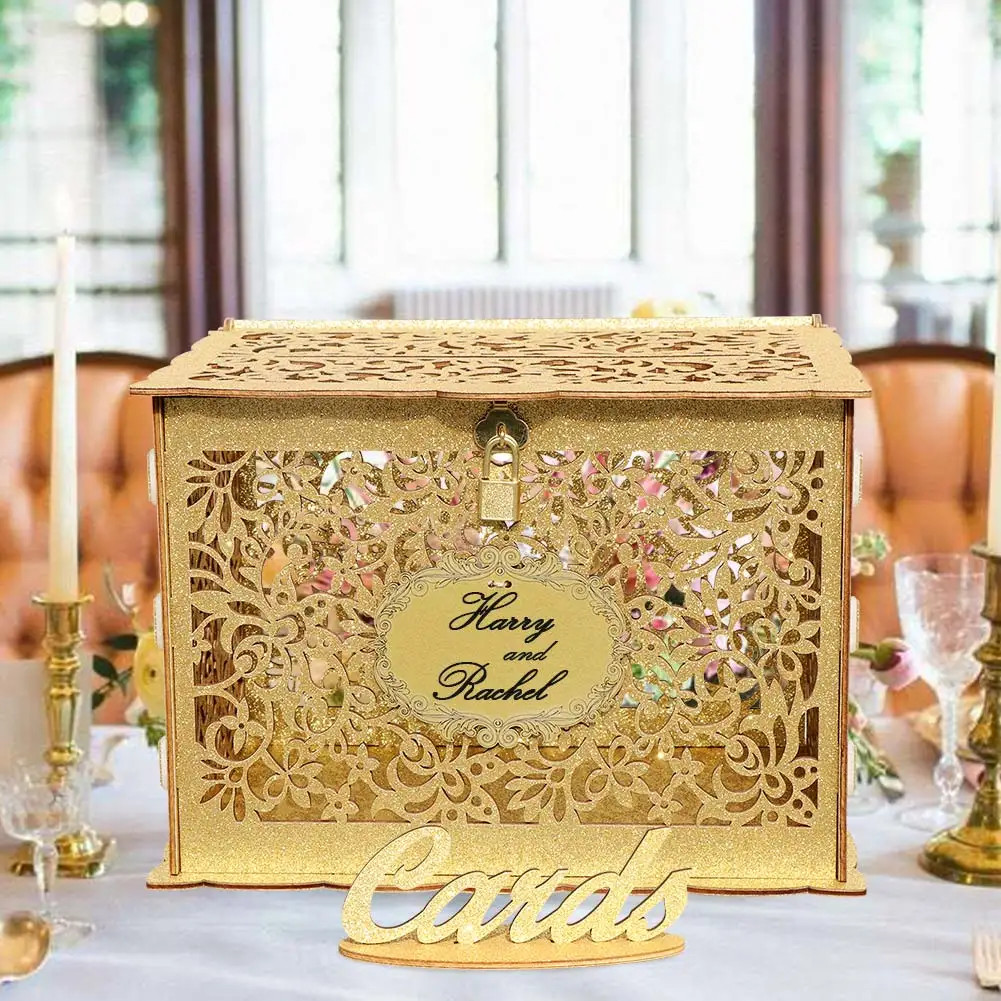 OurWarm Wedding Guest Book Tree Party Center Table Decoration Artificial Wishing Tree Wedding Card Box Guest Photo Album