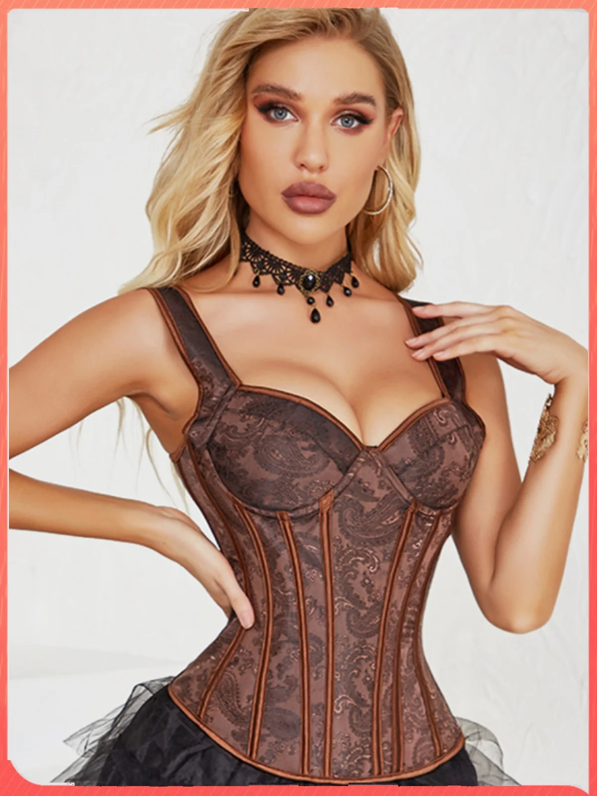 

Эластичный корсет-боди Fibone для женщин: роскошное утягивающее белье, эластичное, цвет Pure Elegance, дизайн Fene