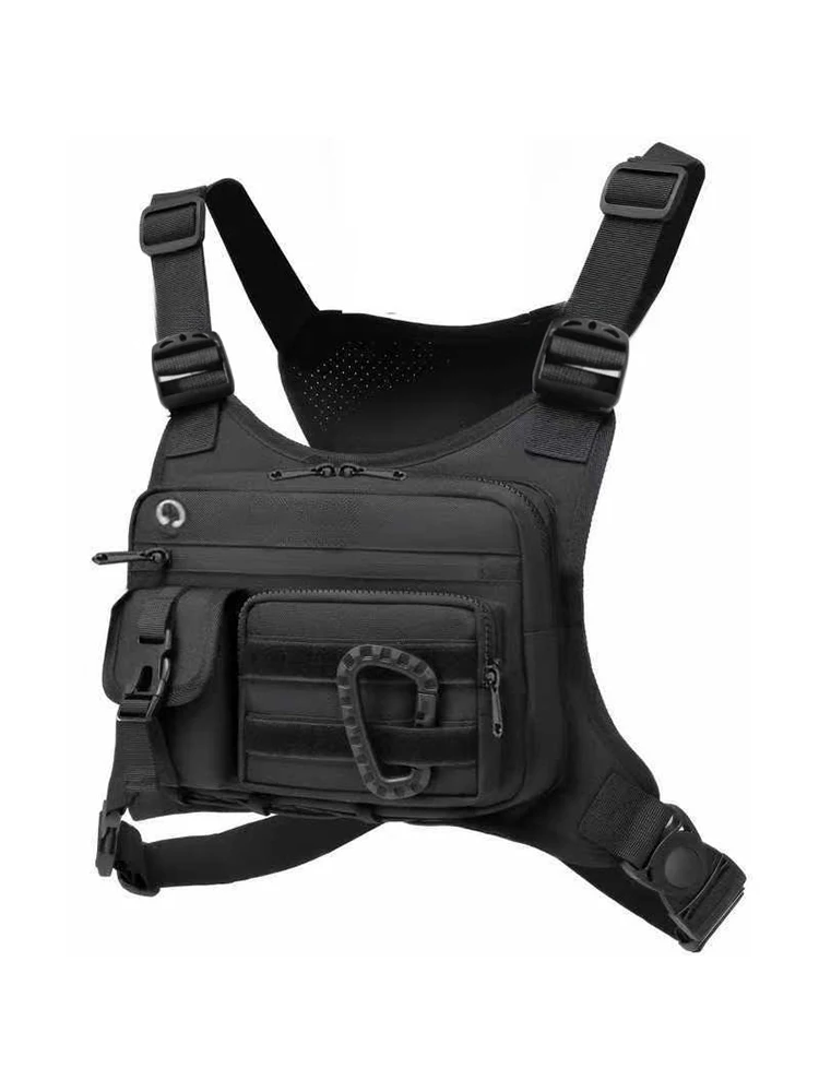 AliExpress HDIRXG Outdoor Tactical Chest Bag Men's Vest EDC Waterproof Anti-Theft Chest Pack for Cycling Bags Running Front Chest Bag