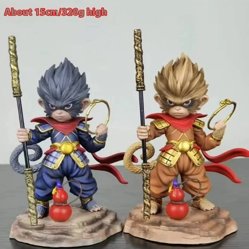 Hot Black Myth:Wukong Figures Wukong Anime Figure Q Version Figurine Gk Statue Models Dolls Collection Desk Ornaments Toys Gifts