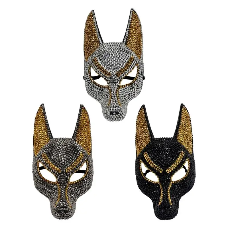 Egyptian God of Death Costume Accessory Masqurade Mask Egyptian Anubis Mask