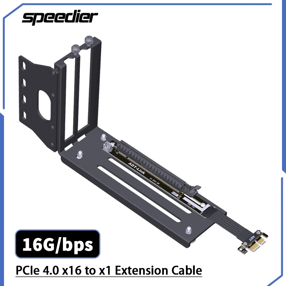 

Riser Graphics Card GPU Riser Extension Cable PCIe 4.0 x16 To x1 Riser Card Adapter For AMD Nvidia BTC Mining (Gen4 16G/Bps)