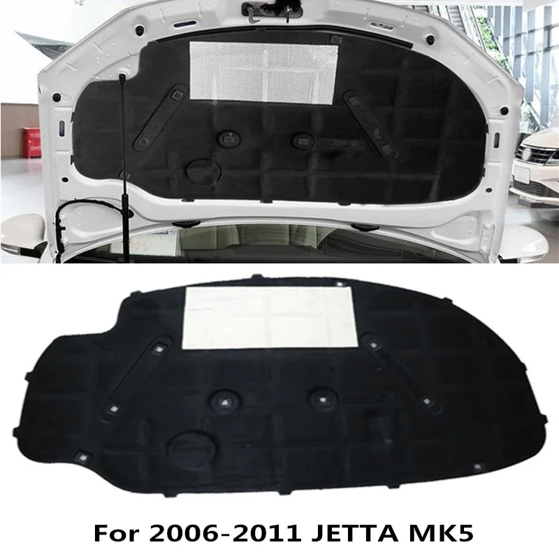 1 Lot Fold Shipping For 2006-2022 Volkswagen VW JETTA MK5 MK6 MK7 Car Hood Engine Heat Insulation Cotton Soundproof Cover Mat