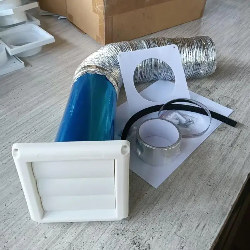 

652F 4-дюймовые комплекты настенных вентиляционных каналов сушильной машины Соединители для шлангов вентиляционных сушилок