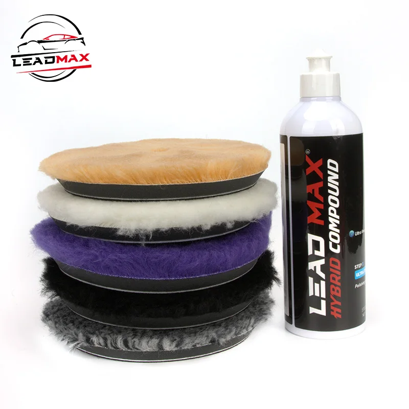 Original brand new！Hot sale Car Polishing Wool Pad Buffer Pad Wool 6 Inches 150mm Dark Purple Car Care buffing Pad