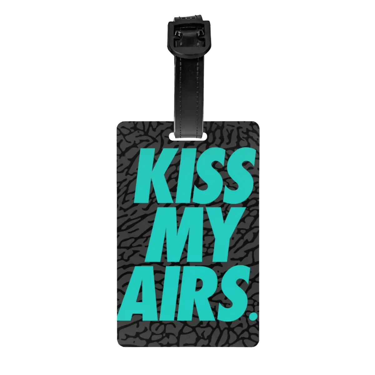 

Custom Kiss My Airs Luggage Tag Privacy Protection Baggage Tags Travel Bag Labels Suitcase