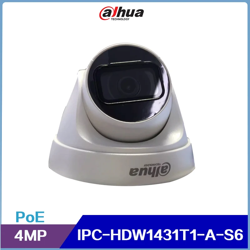 

IPC-HDW1431T1-A-S6 Dahua 4MP Entry IR Fixed-focal Eyeball Netwok Camera