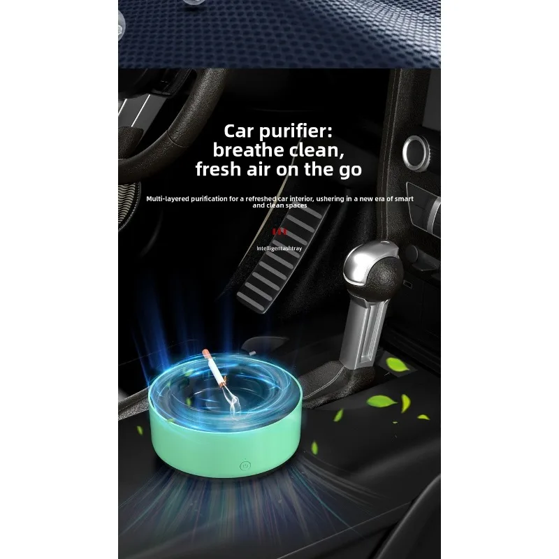 Anti-smoke Ashtray Air Purifier Low Noise Filtering Second-Hand Smoke Airs Freshener Cigarettes Remove Airs Odor Ashtrays view 6