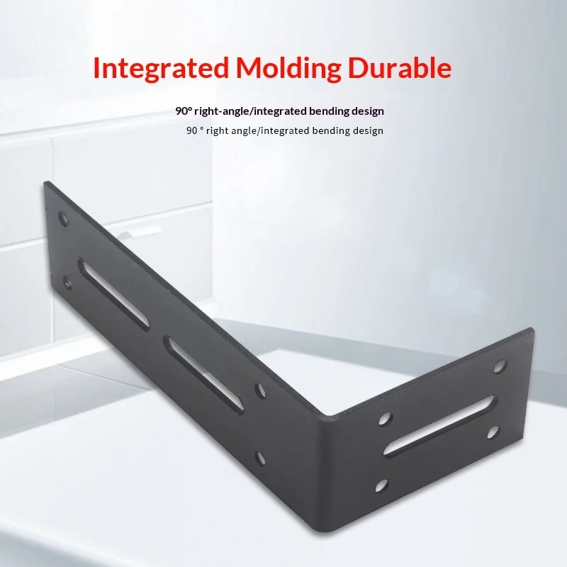 Heavy Duty 90 Degree Angle Bracket Stainless Steel L Shaped Corner Brace Joint Fastener for Wood Furniture Shelves Support