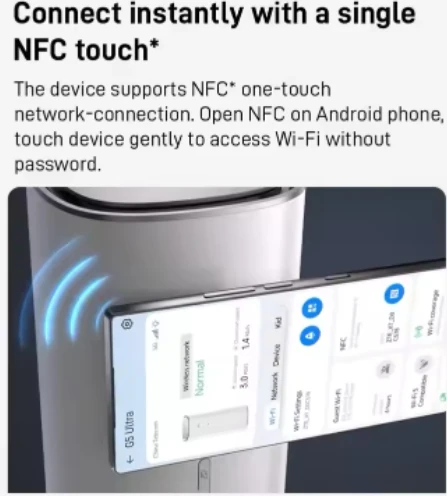 2025 جديد 5g راوتر Wifi7 G5 Ultra MC8531 5G AI FWA BE19000 داخلي CPE راوتر WiFi 7 مع بطاقة Sim