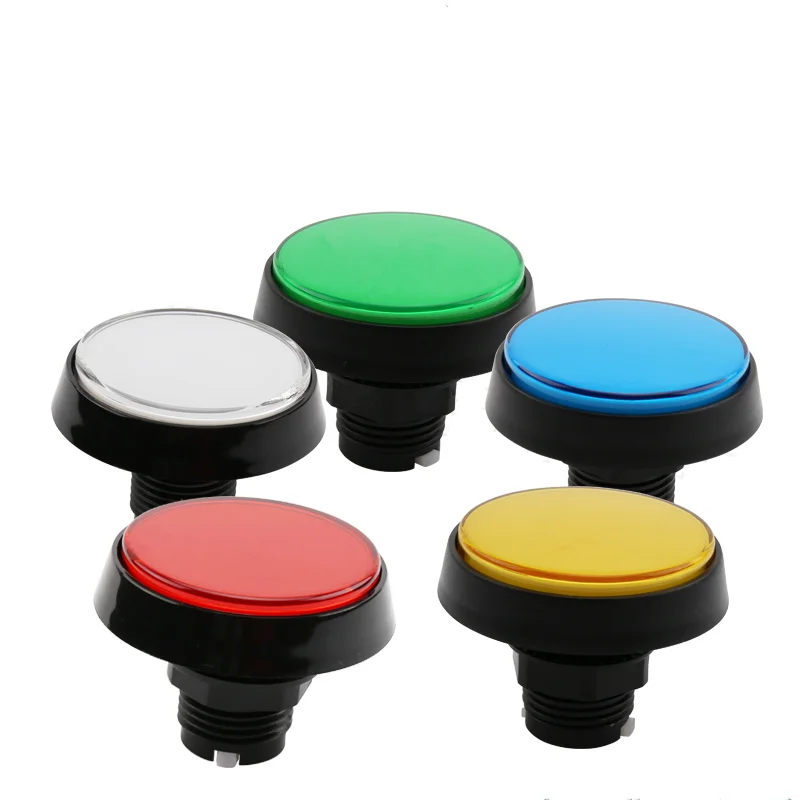 60mm Push Button Switch For Video Arcade DJ Game Vending Machine Basketball Machine Answering Device DIY Parts