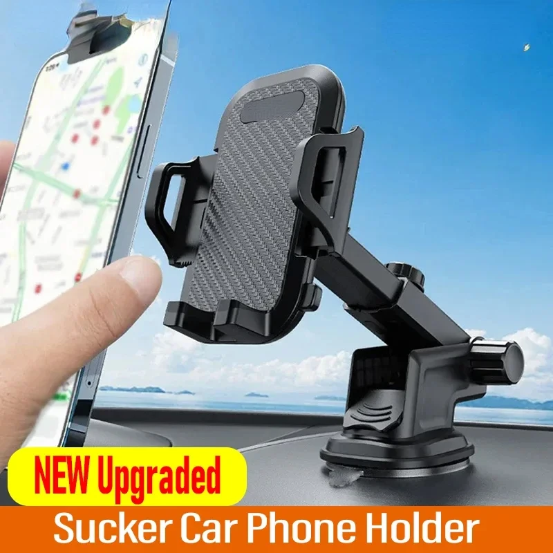 

ftvae Sucker Car Mobile Phone Holder Mount Dashboard Suction Cup Support in Car Bracket Navigation Universal Stand for Phones