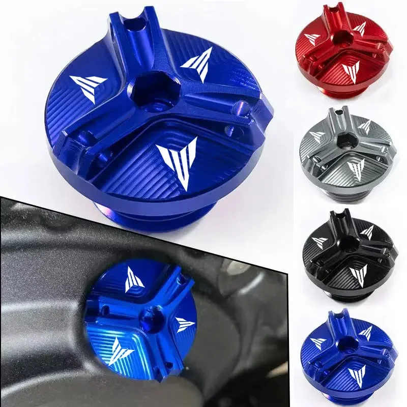 Para YAMAHA MT07 MT 01 03 07 10 25 MT03 MT-07 MT10 MT25 Fazer motocicleta CNC llenado de aceite de motor taza tapón tapa tornillo