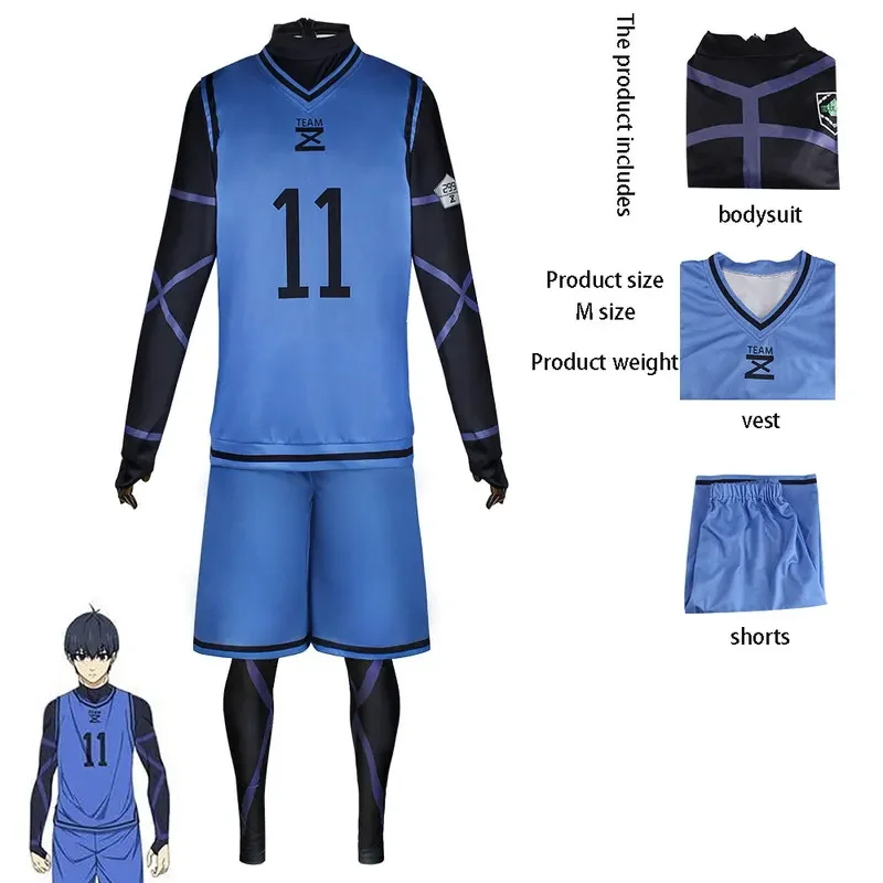 Blue prison jersey No. 11 Jieshi Yi cosplay, Bee Joy Return Thousand Cut Leopard Horse Country God Refining Jieshi Yi cospla@0Z*