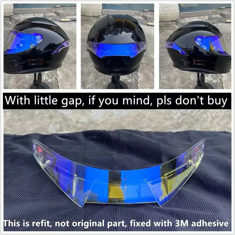 

K6 Spoiler Helmet Decoration for K6 Rear Spoiler Repalcement Capacetes Accessories Parts