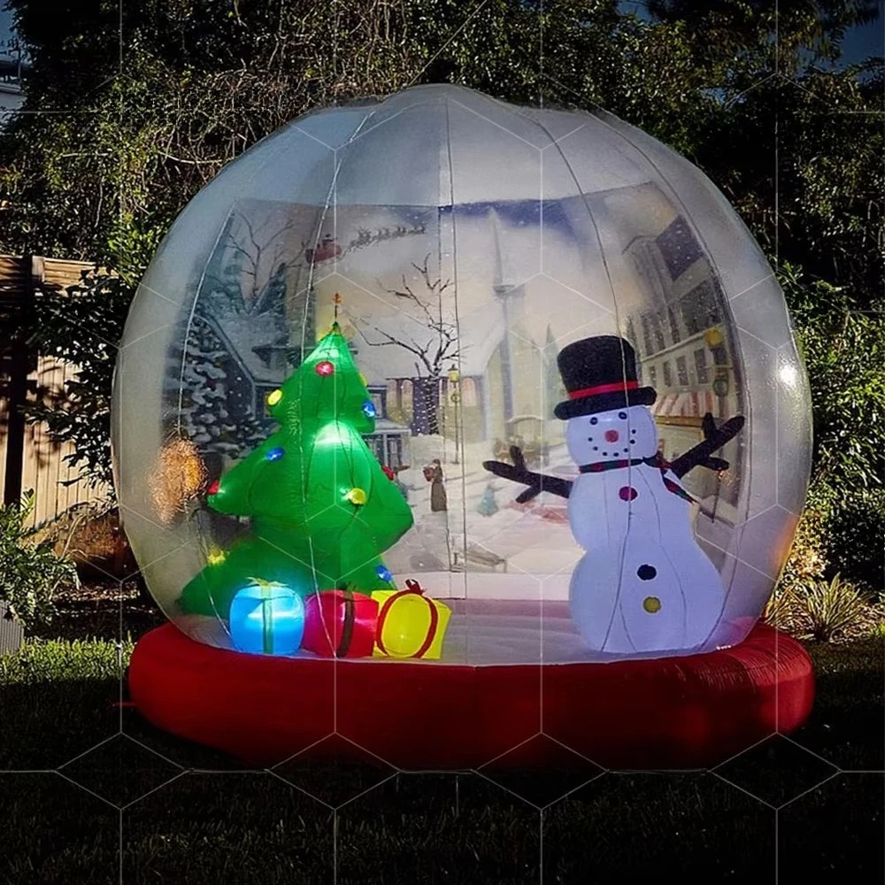 Christmas Decoration Structural Building Ice House Photo Booth Inflatable Bounce House