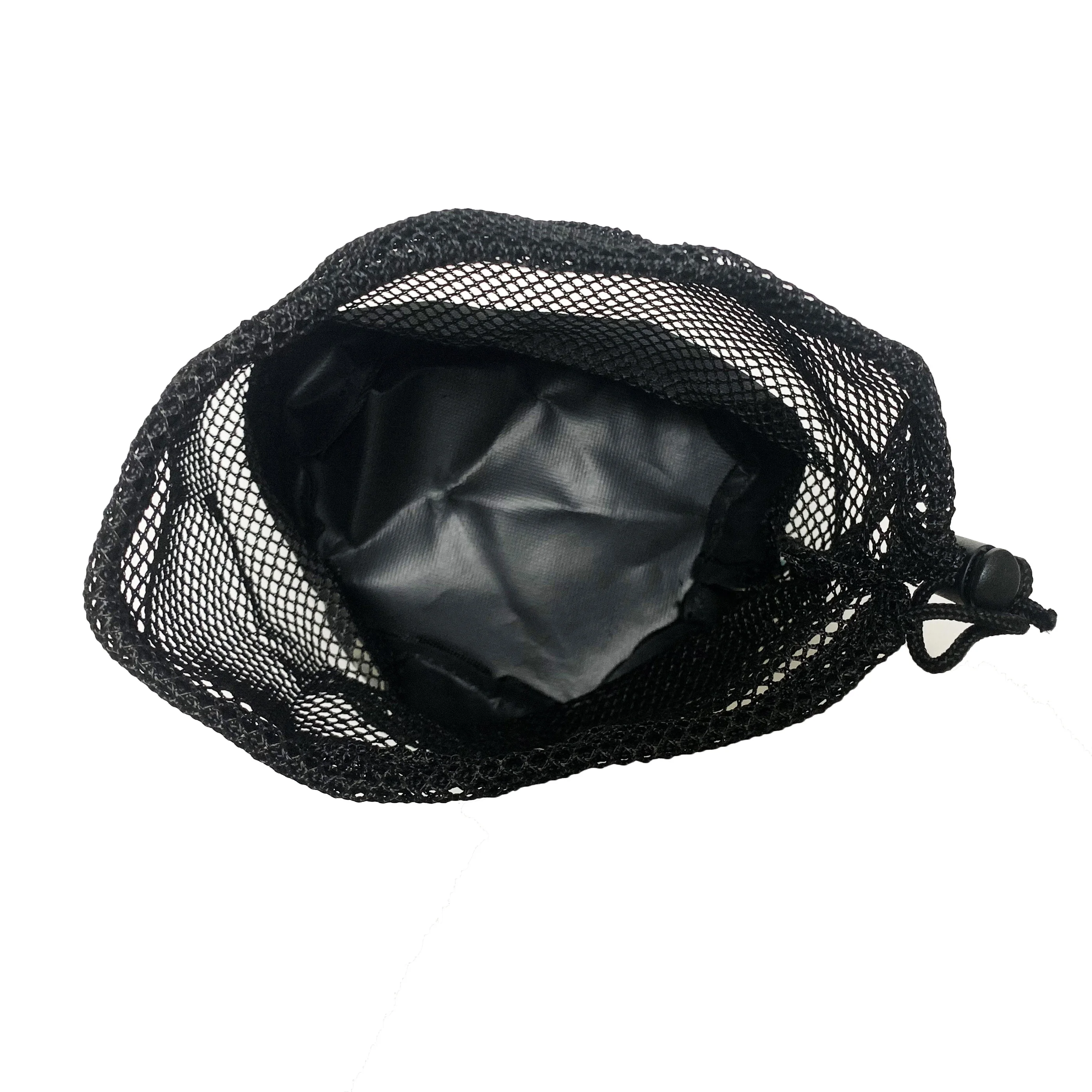 Cord Lock Closure Golf Balls Storage Bag Mesh Golf Balls Holder Bag Nylon Net Stuff Sack with Drawstring for Accessories