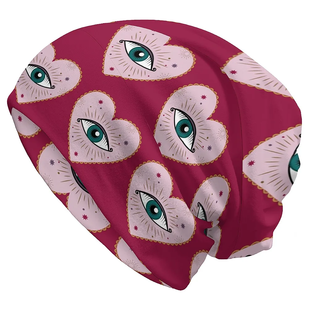 หมวกไหมพรมลายน่ารักมีสไตล์วันวาเลนไทน์ กันลม นุ่ม ยืดหยุ่นและอบอุ่น