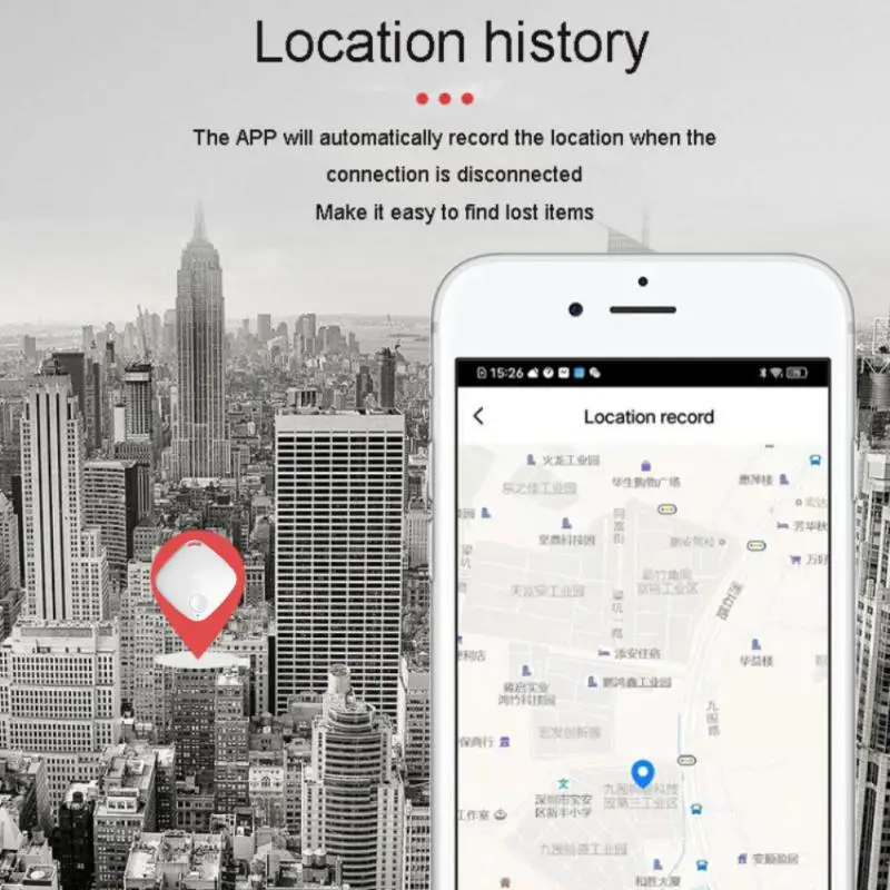 علامة إنذار ذكية لمكافحة الضياع ، علامة صغيرة بلوتوث ، متعقب لاسلكي ، سجل الموقع ، مكتشف المفاتيح ، المحفظة ، الأمتعة ، الحقيبة ، الحيوانات الأليفة ، تويا