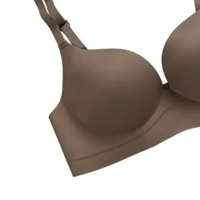 KUCLUT 1PCS Women's Wireless Seamless Bra Smooth T-Shirt Bra Soft Padded Comfort Bralette Adjustable Strap Everyday Underwear