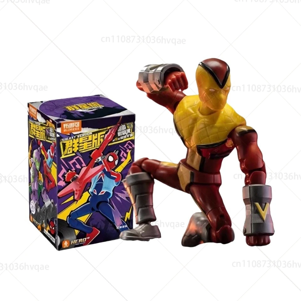 BLOKEES Nowa Figurka z Klocków Vol.6 Star Edition Ukryta Wersja Spider-Man: Przez Wielkie Sieć Figurka Akcji Zabawka