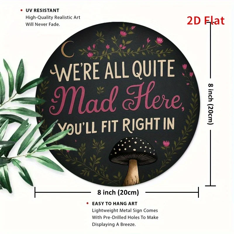 2D Flat Vintage Metal Wall Sign | 