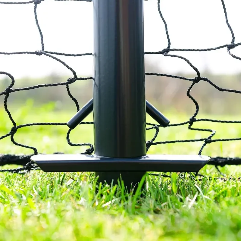 Fully Enclosed Rectangular Golf/Tennis/Baseball Court Protective Netting Black Polyester Material