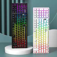 Readson H98 97 Keys Tri-mode Mechanical Gaming Keyboard Hot Swappable RGB Backlit OEM Profile Type-C Rechargeable 98% Layout Gam