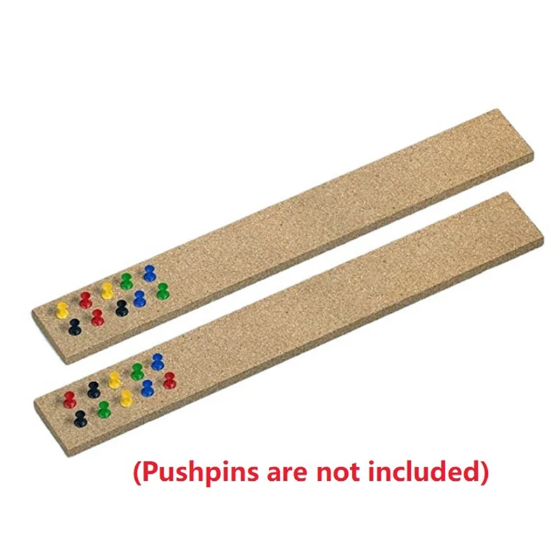 

Highly Recommended-5Pcs Cork Board Strips Self-Adhesive Long Cork Board For Wall Desk Home Classroom Office For Paste Notes Phot
