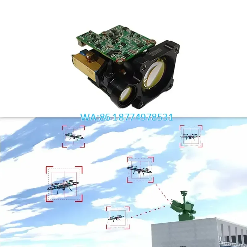 Wmwmnu for Lidar Distance Module Outdoor 1535nm Rangefinder Module Mini UART 6km Rangefinder Sensor
