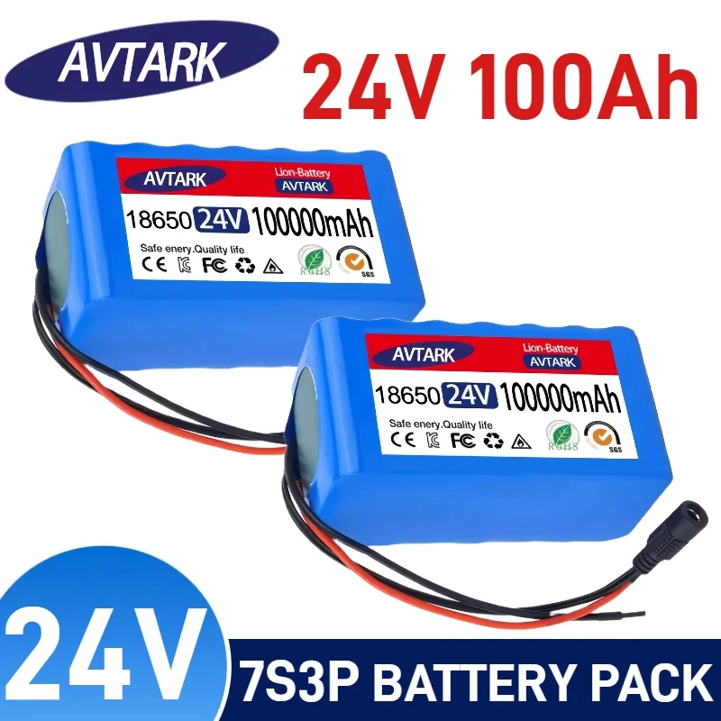 

Original 24V 100000mAh 7S3P Battery pack Rechargeable Li-ion Battery, for power Wheelchair Bicycle Battery 7s3p Battery Pack