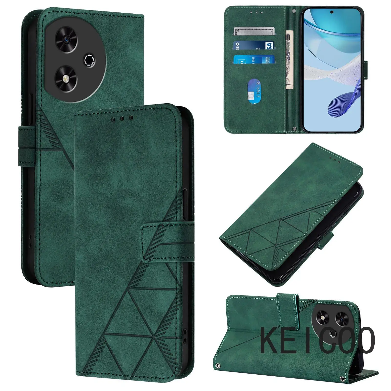 Housing For Huawei Honor Play 50 P30 4E Pro Lite Nova4E P30lite three-dimensional patterned leather case Retro Shell