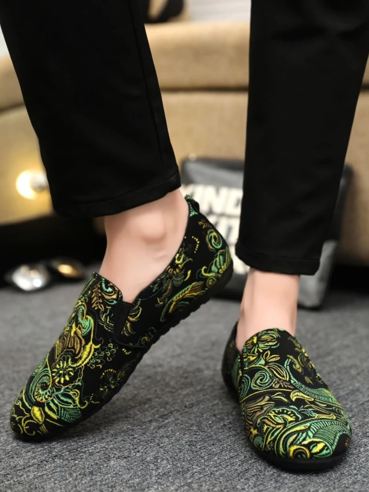 

Легкая повседневная мужская обувь, нескользящие цветные мягкие походные кроссовки, дышащие классические оригинальные модные мужские туфли 2025 года